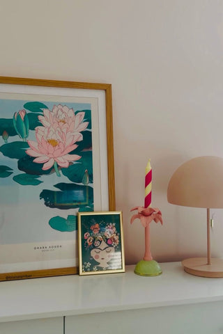 Palm Candlestick Holder