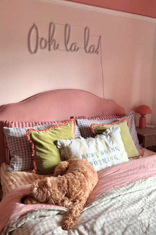 Yvonne Ellen Busy Doing Nothing Cushion