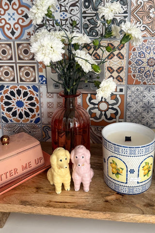 Yvonne Ellen Pastel Poodle Salt & Pepper Shakers (Set of 2)