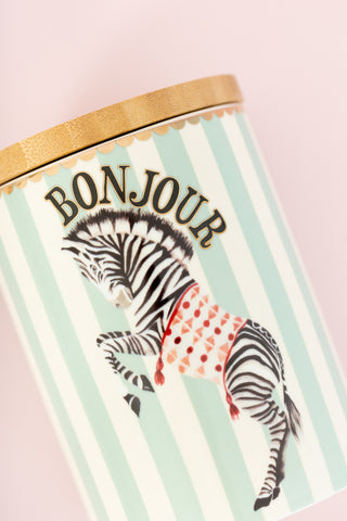 Yvonne Ellen Zebra Storage Jar (Medium)