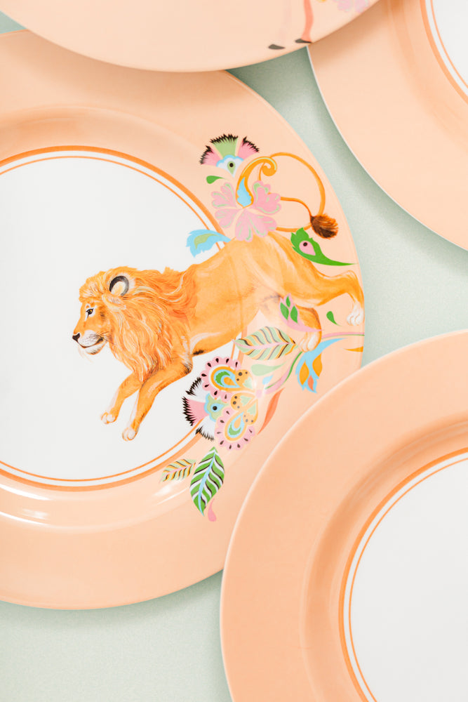 
                
                    Load image into Gallery viewer, Yvonne Ellen Animal Picnic Dinner Plates (Set of 4)
                
            