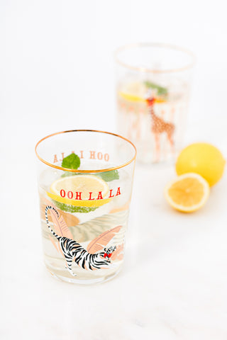 Yvonne Ellen Tiger Hi Ball Glass 55cl