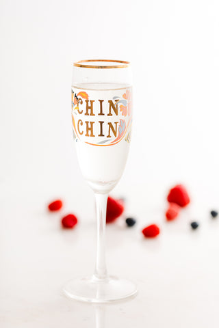 Yvonne Ellen Slogan Flute Glasses (Set of 2)