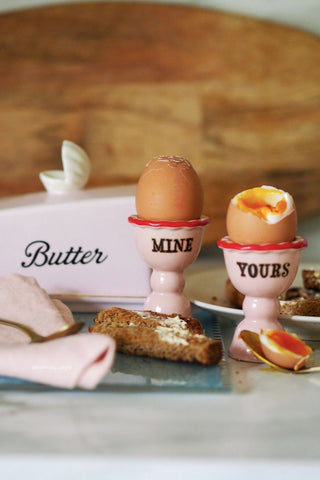 Fluted Egg Cup Set