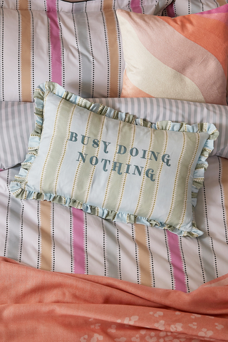 Yvonne Ellen Wobble Stripe Oxford Pillowcase Pair