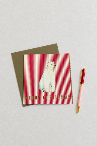 Polar Bear Christmas Cards Pack of 6