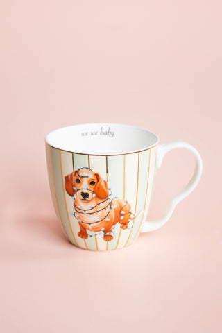 Yvonne Ellen Sausage Doggie Large Mug