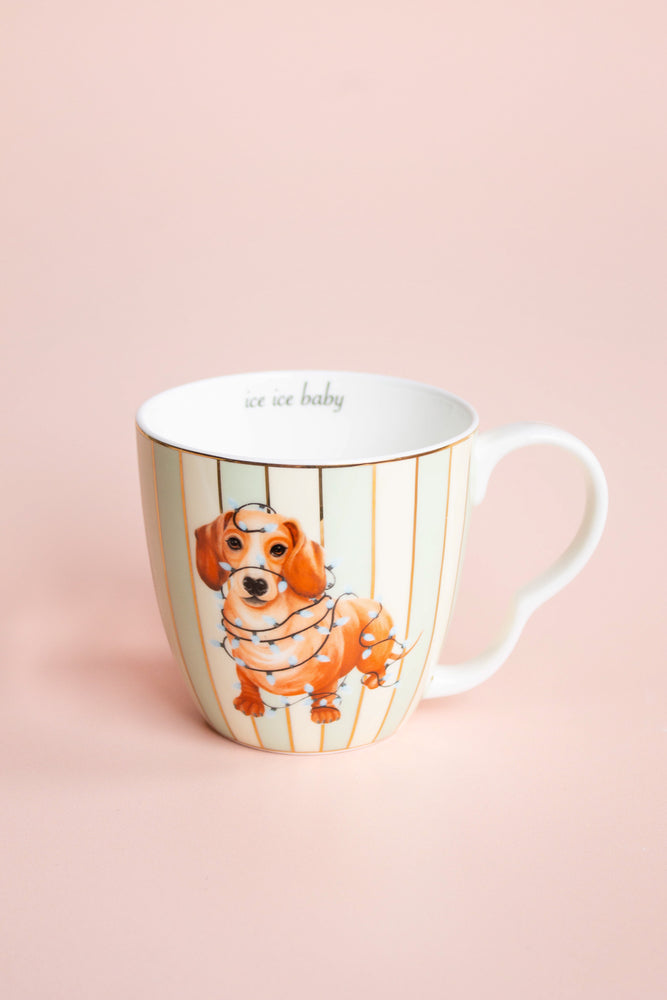 Yvonne Ellen Sausage Doggie Large Mug