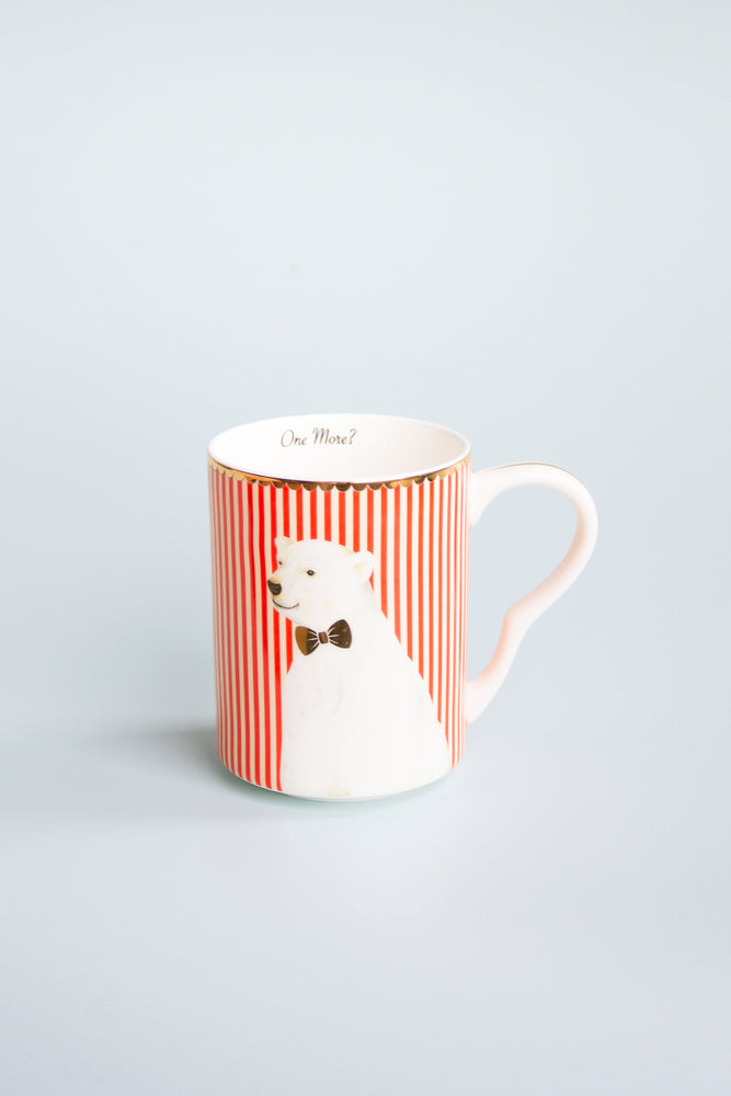 Yvonne Ellen Xmas Polar Bear Medium Mug