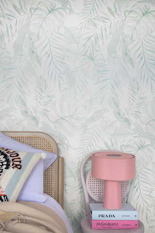 Yvonne Ellen Tropical Safari Wallpaper, Mint