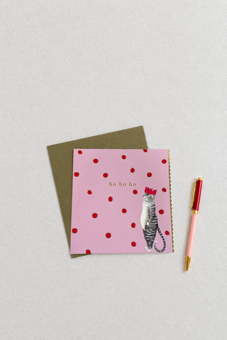 Cat Christmas Cards Pack of 6