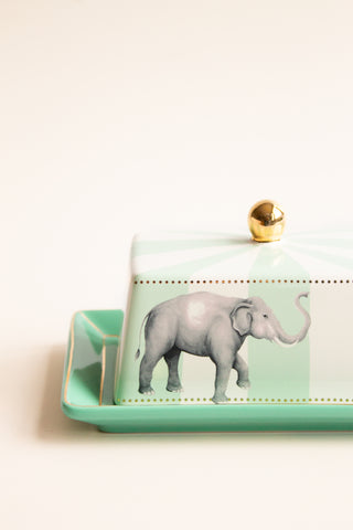 Yvonne Ellen Elephant Butter Dish