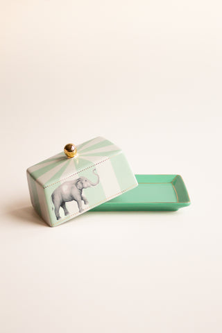 Yvonne Ellen Elephant Butter Dish