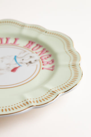 Yvonne Ellen Labrador Flower Plate (23cm)