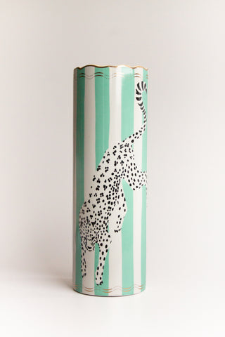 Yvonne Ellen Tall Leopard Vase