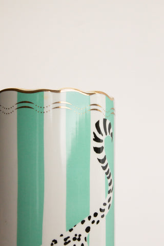 Yvonne Ellen Tall Leopard Vase