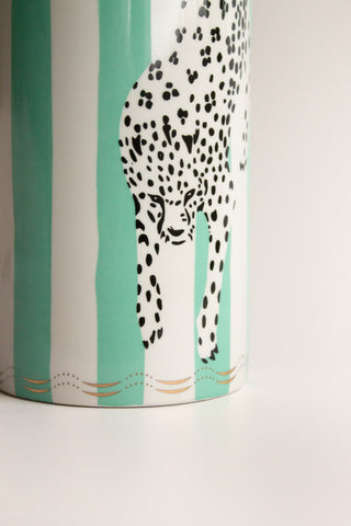 Yvonne Ellen Tall Leopard Vase