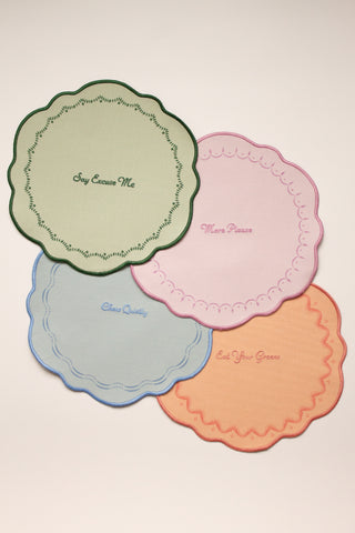Yvonne Ellen Slogan Placemats (Set of 4)