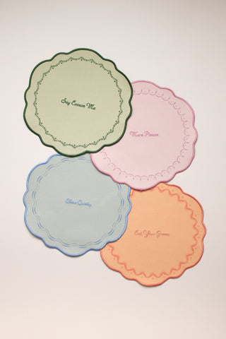 Yvonne Ellen Slogan Placemats (Set of 4)