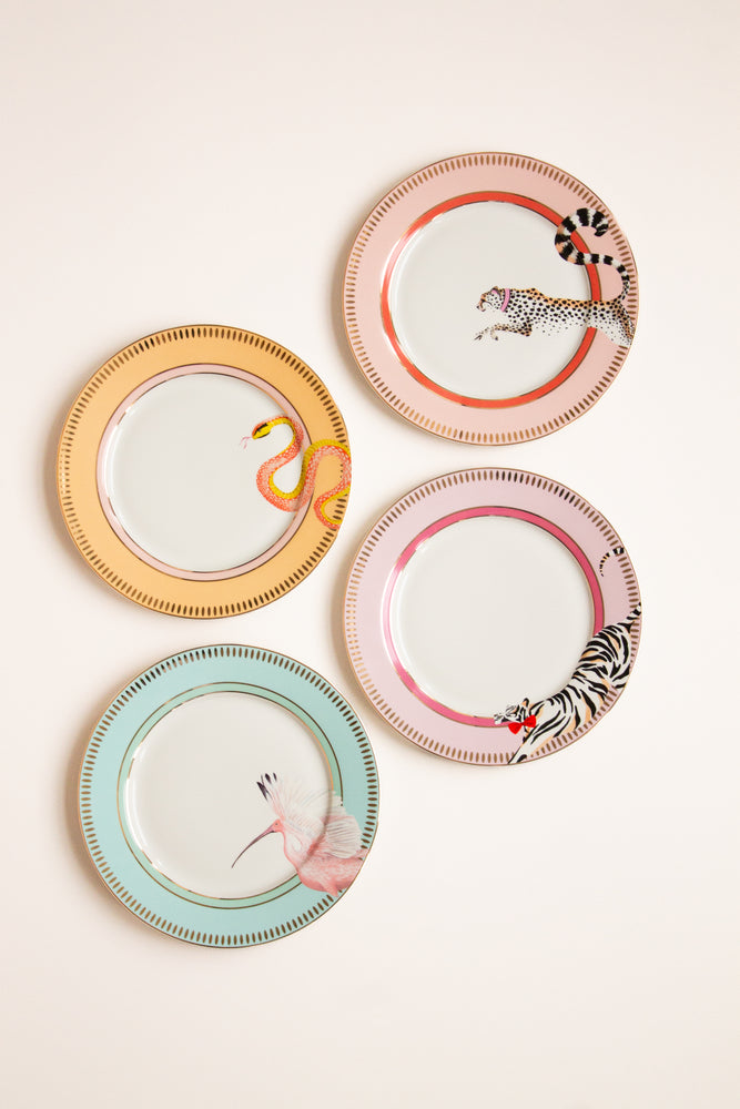 Yvonne Ellen Animal Side Plates 20cm (Set of 4)