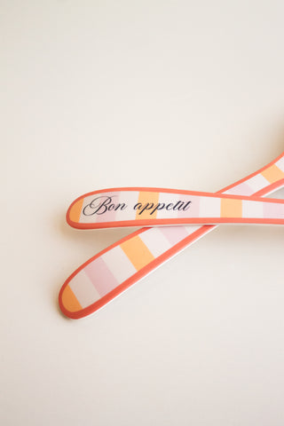 Yvonne Ellen Animal Melamine Salad Servers