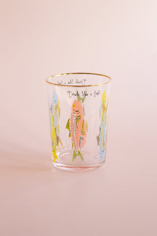 Fishes Hi Ball Glass