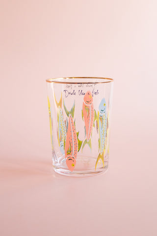 Fishes Hi Ball Glass