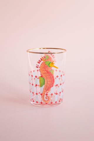 Seahorse Hi Ball Glass