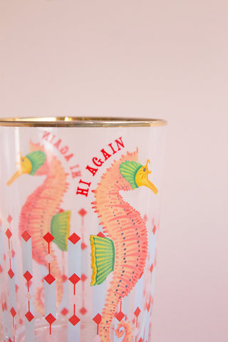 Seahorse Hi Ball Glass