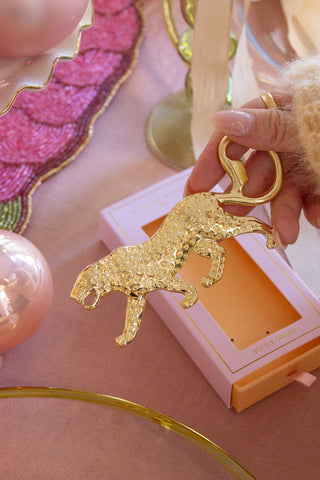 Cheetah Bottle Opener