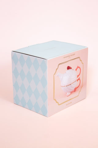 Shell Tea Cup and Pot for One