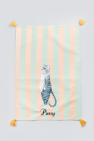 Yvonne Ellen Tasseled Tea Towel