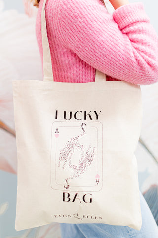 Yvonne Ellen Lucky Cotton Tote Bag