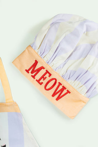 Yvonne Ellen Mini Kid's 'Meow' Apron and Chef Hat