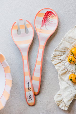 Yvonne Ellen Animal Melamine Salad Servers