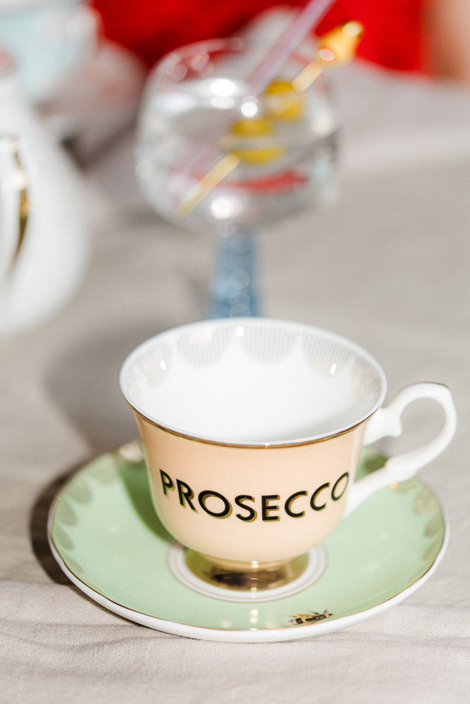 Yvonne Ellen Prosecco Teacup and Saucer