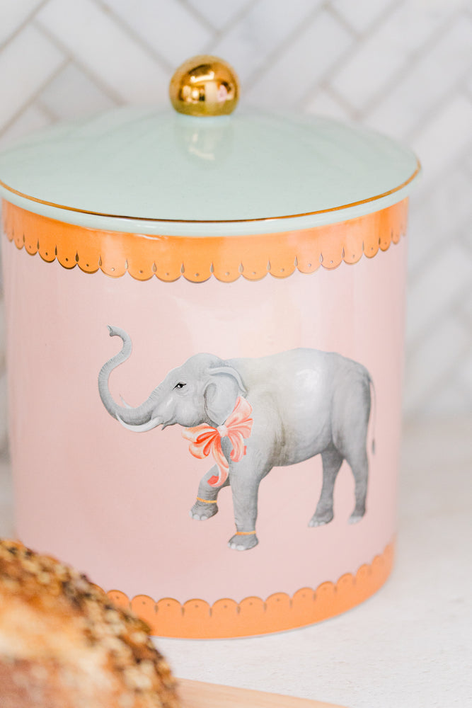 Yvonne Ellen Elephant Biscuit Jar