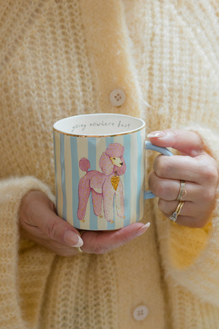 Pink Poodle Mug