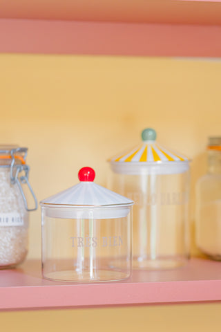 Hello Darlin' Glass Medium Storage Jar
