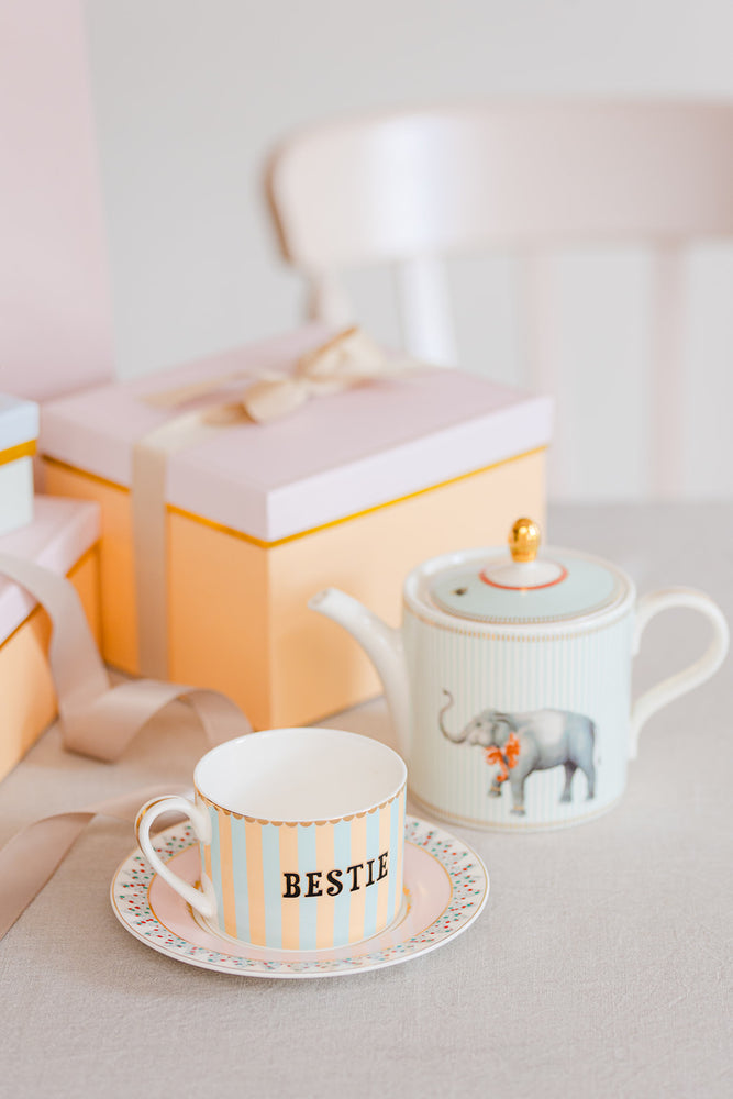 Yvonne Ellen Bestie Teacup & Saucer