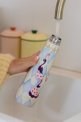 Peacock Stainless Steel Water Bottle
