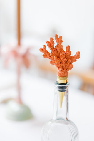 Coral Bottle Stopper