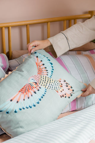 Yvonne Ellen Parrot Cushion