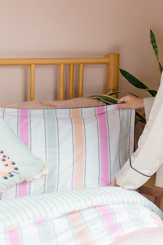 Yvonne Ellen Wobble Stripe Duvet Set