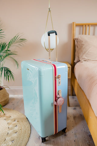 Colour Block Large 4W Trolley Case