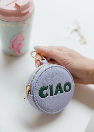 Lilac Ciao Round Coin Purse