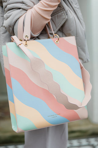 Wobble Stripe Large Structured Tote