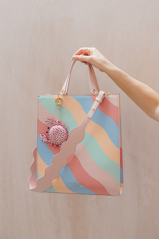 Wobble Stripe Large Structured Tote