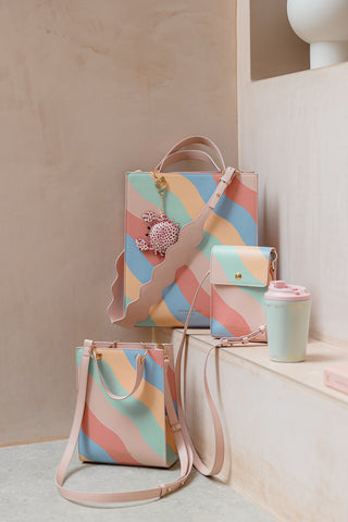 Wobble Stripe Large Structured Tote