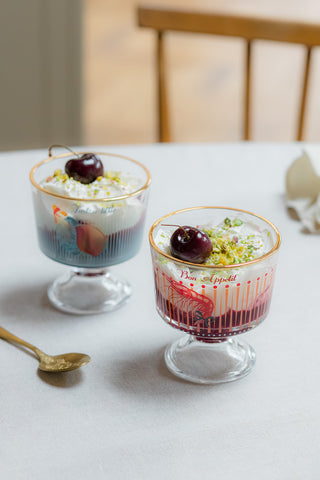 Glass Dessert Bowls (Set of 2)